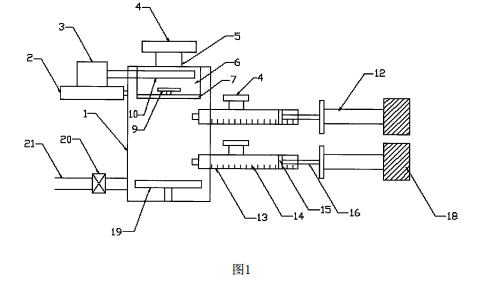 農(nóng)藥廠土壤修復用的配藥裝置結構圖